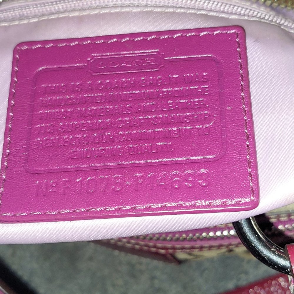 Coach Canvas Tote - Picture 4 of 4